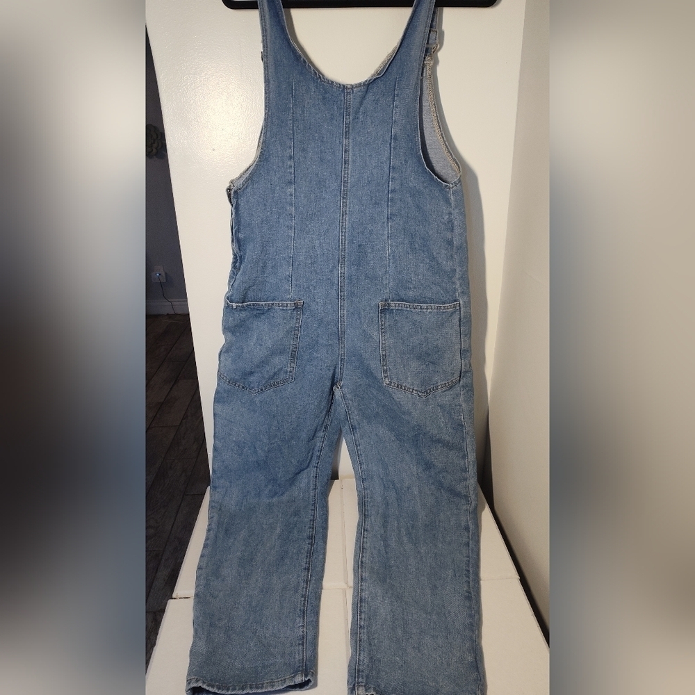 Blue Denim Overalls Size M #520 - Picture 2 of 3